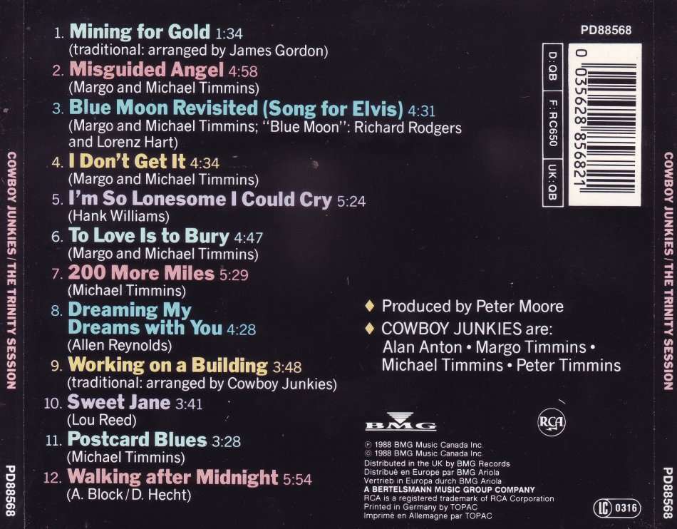 cowboy junkies trinity sessions zip cowboy junkies trinity sessions zip