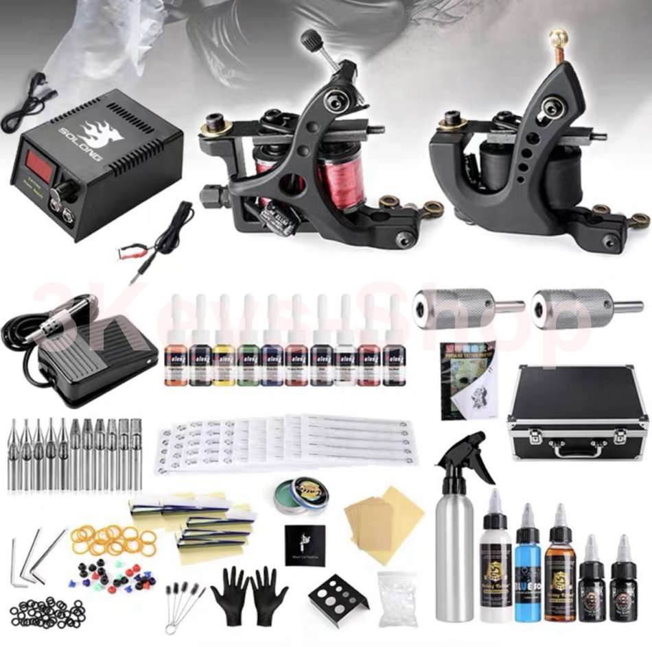 Tattoo Complete Kits 2020 Solong Tattoo Kit For Beginners Tattoo Gun Kit 2 Pro Coil Machine Tattoo Machine Kit Complete Was Listed For R3 159 00 On 12 Oct At 20 46 By 3keys Shop