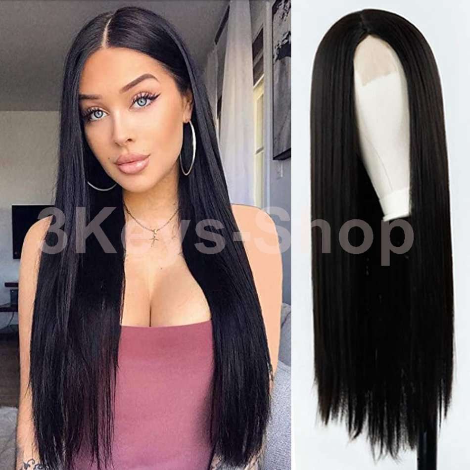 Wigs Long Straight Black Wigs, Synthetic Long Wigs for Women Straight