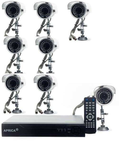 CCTV & CCTV Kits - 8 Channel CCTV Security Camera System DVR Kit w ...