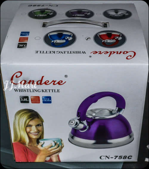Kettles Condere 3.0L Whistling Kettle(Gas stove friendly)Assorted