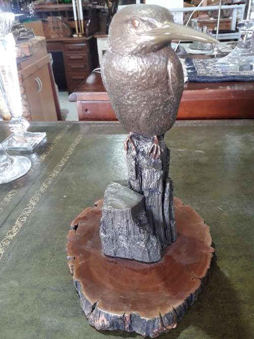 Other Artwork Giovanni Schoeman Bronze Sculpture The Kingfisher was