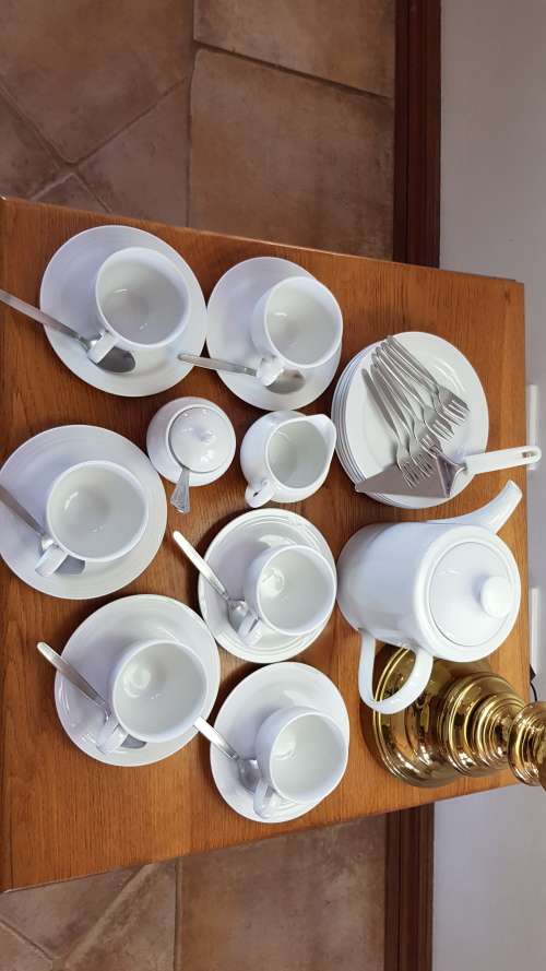 Dinnerware Sets Dinnerware set Noritake Arctic White Sri Lank 4000. Crockery 23 piece for