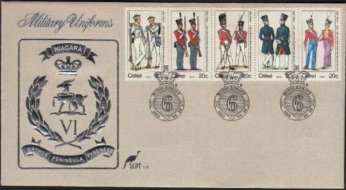 Ciskei - CISKEI FDC 1.8 1983: BRITISH MILITARY UNIFORMS for sale in ...