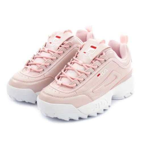 fila disruptor white sepia rose