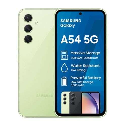 Samsung - Samsung Galaxy A54 5G 256GB Dual Sim - Light Green for sale ...