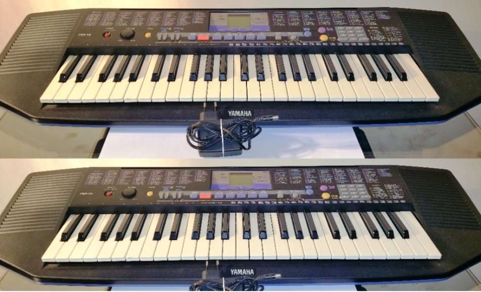 Electronic YAMAHA  KEYBOARD PORTATONE PSR  78  was sold 