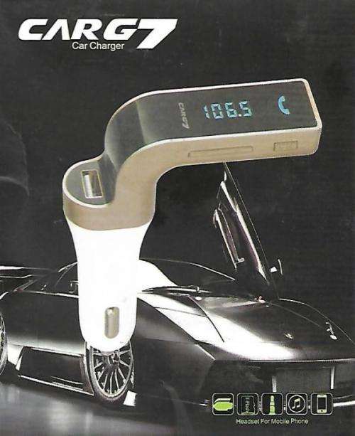 FM transmitters & Car Kits CARG7 CAR CHARGER FULL FREQUENCY FM