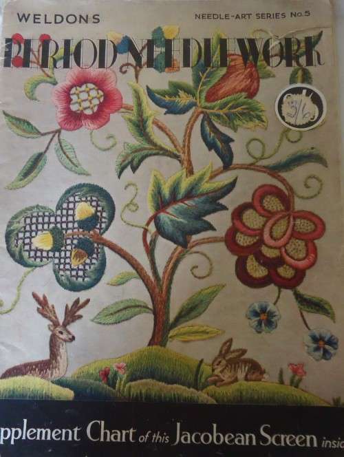 Patterns WELDONS NEEDLE ART SERIES NO 5 PERIOD NEEDLEWORK WITH
