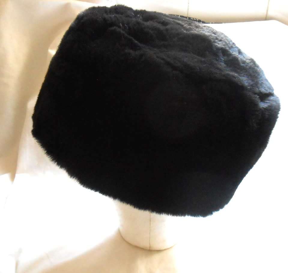 Hats STUNNING BLACK FAUX FUR COSSACK HAT FROM WOOLIES for sale in