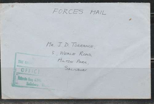 Rhodesian Mail Zimbabwe, Rhodesia & Nyasaland - RHODESIAN FORCES MAIL WITH CACHET IN ...