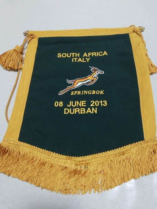 Sporting memorabilia springboks vs italy 08 06 2013 was sold for r1