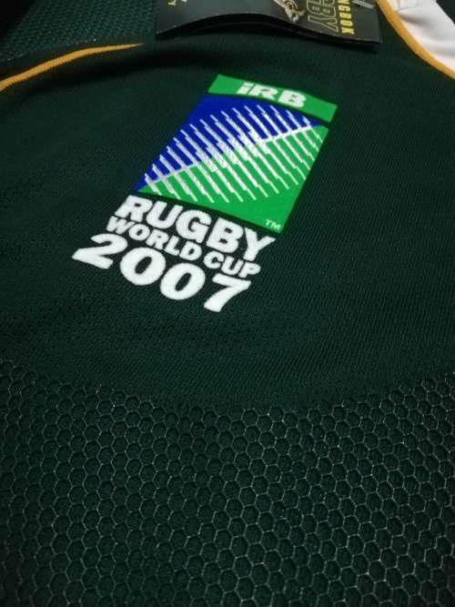 Sporting Memorabilia - Springbok RWC 2007 Players issue jersey one long ...