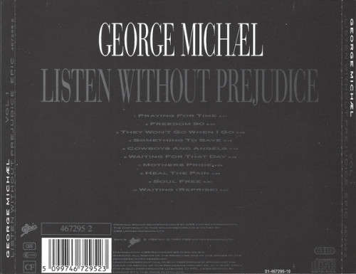 Pop - George Michael - Listen Without Prejudice Vol. 1 CD Import for