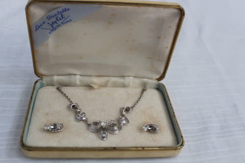 Jewellery Sets - Retro jewelry, from the 1960s, sterling silver, marked ...