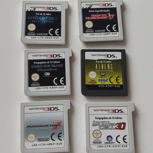 Games Nintendo 3ds /ds cartridges games bundle was listed for R1,500.