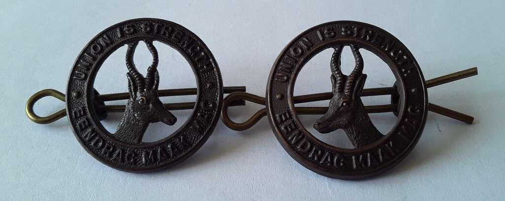 South African Army - Pair Of WW2 South African Infantry Collar Badges ...