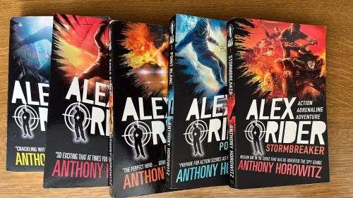 Teen Fiction - Alex Rider Series by Anthony Horowitz - pack of 5 Books