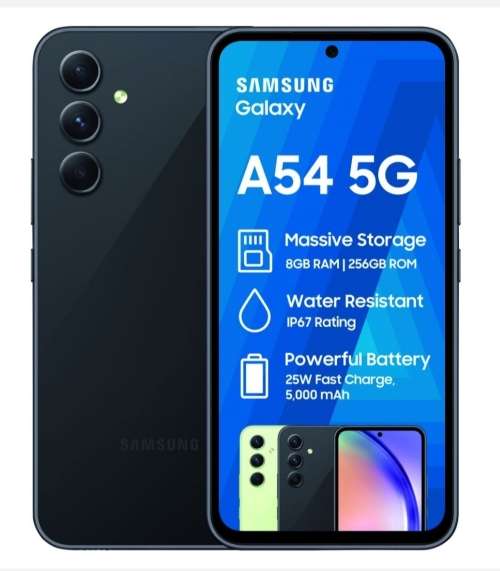 Samsung Galaxy A54 5G 256GB - Awesome Black – Nutronics