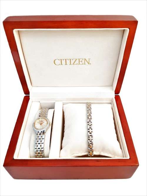 Women's Watches CITIZEN WATCH AND BRACELET SET WITH SWAROVSKI