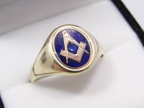 Rings - Vintage 9CT Gold Masonic Swivel Ring for sale in Kleinmond (ID ...