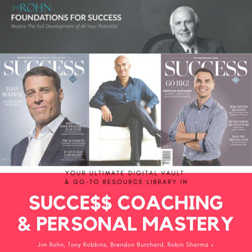 Courses & Study Guides - Ultimate SUCCESS COACHING and PERSONAL MASTERY ...