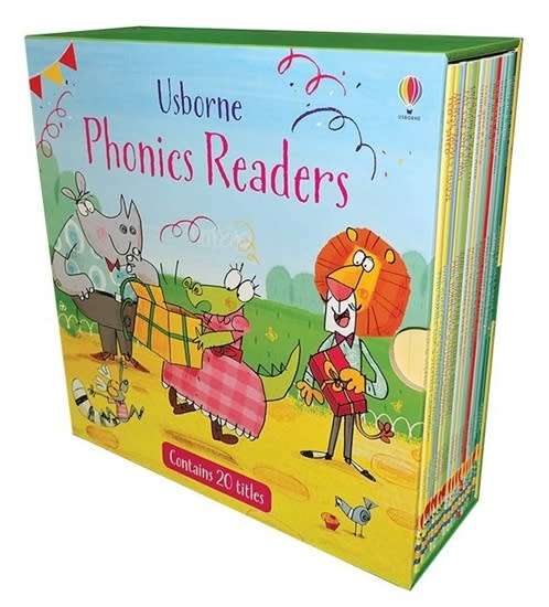 Educational - Usborne Phonics Readers 20 Book Box Set Was Sold For R699 