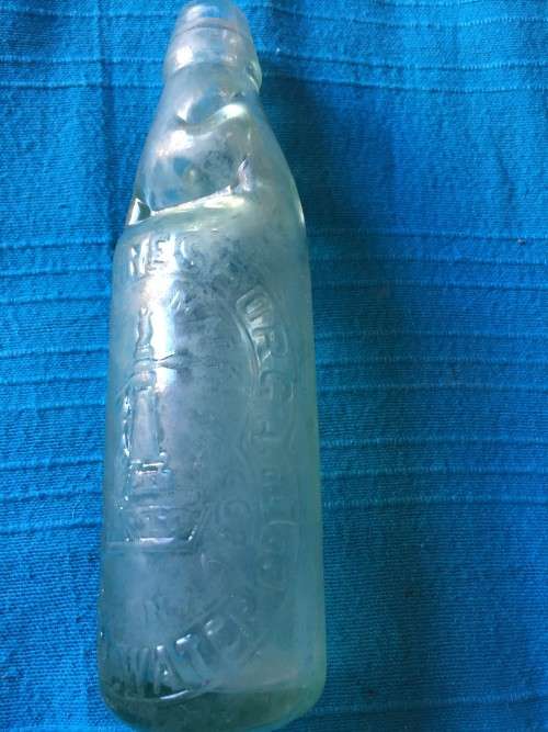 Bottles VINTAGE GREEN BOTTLE HYBRID CODD BOTTLE FROM JOHANNESBURG