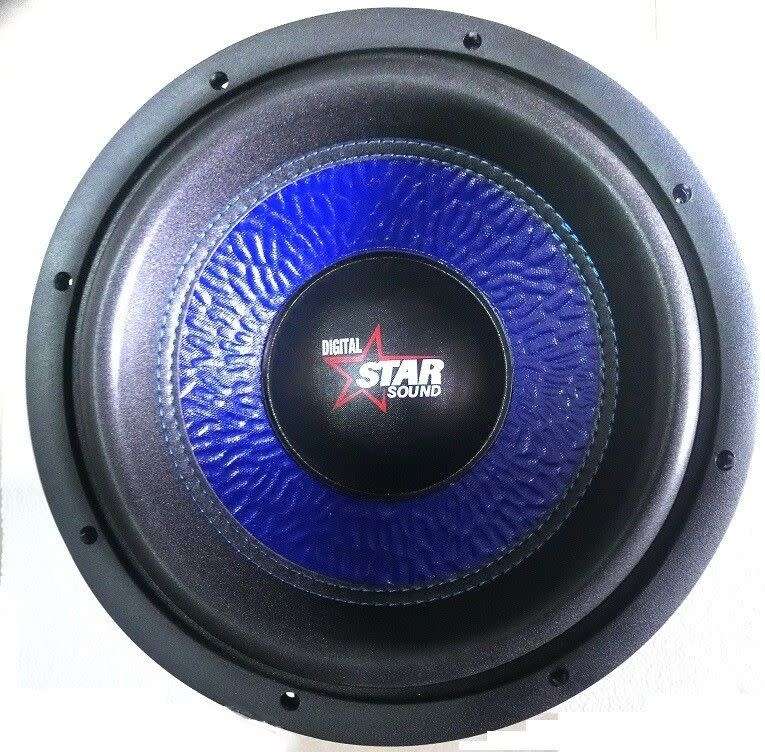 Subwoofers Starsound Spectrum Blue Series 6500W DVC Subwoofer for