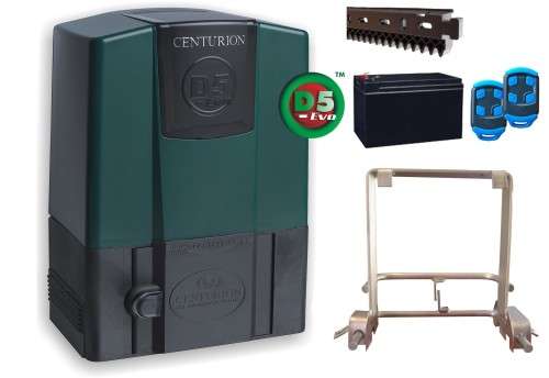Gate Rack Centurion Garage & Gate Motors - Centurion D5 Evo Sliding Gate Motor Kit incl ...