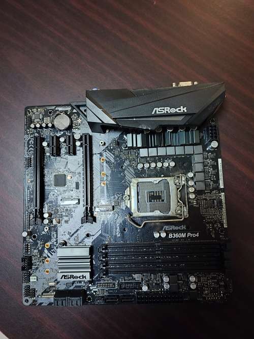 Motherboards Asrock B360m pro4 (Read description) was sold for R225.55 on 30 Nov at 2101 by