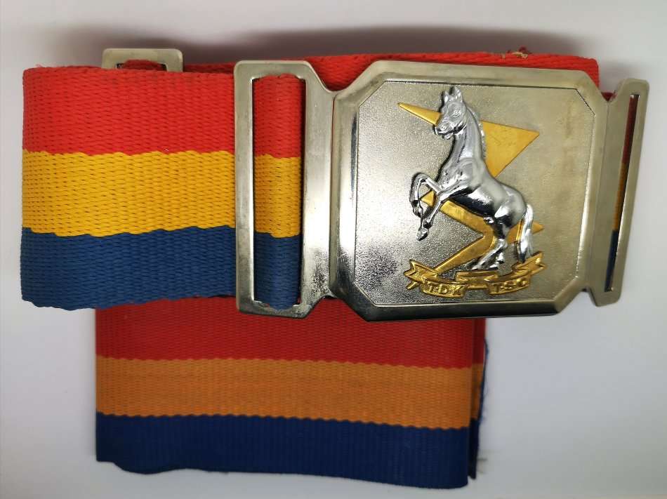 Belts & Buckles T.S.C. T.D.K. TECHNICAL SERVICE CORPS Stable Belt With 1st Type Large
