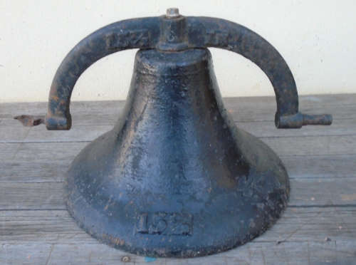 Other Africana - VINTAGE CAST IRON SLAVE BELL, SEE FOTO, CRACK IN BELL ...