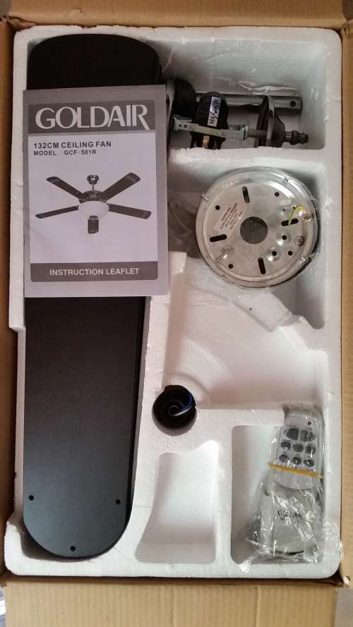 Parts & Accessories (SPARES) Goldair/Sunbeam 132cm 5 Blade Ceiling Fan (GCF501R) (SCF/501R