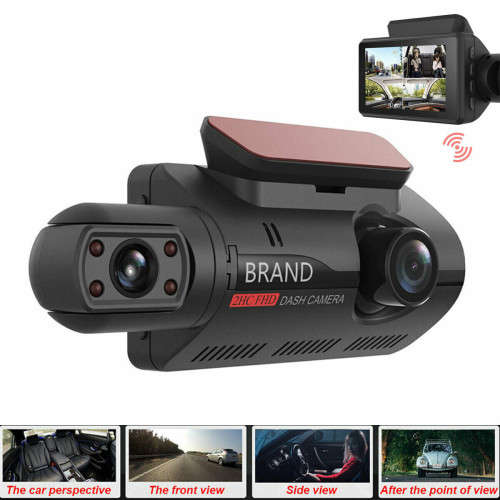 Dash Cameras 2HC FHD 1080P Dash Cam Recorder Dual Lens Camera HD