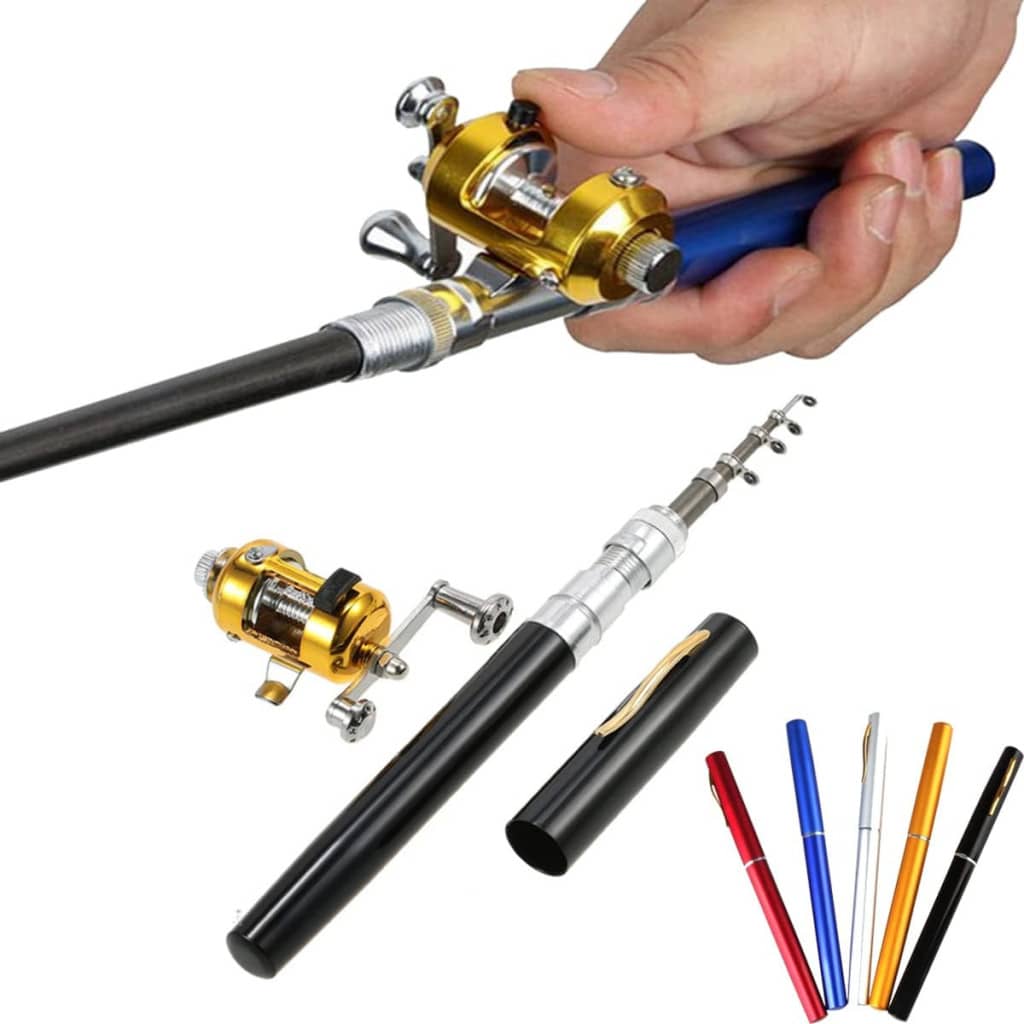 Rods - Pocket Fishing Rod Portable Fishing Rod Pen Foldable Pocket Fishing  Rod Kit for sale in Durban (ID:609227611)