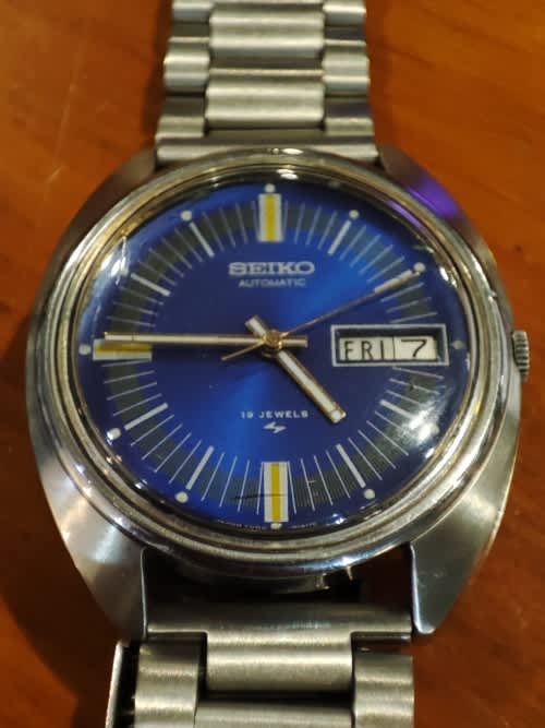 Men's Watches - Seiko 7006-8060 Automatic Blue Dial was sold for R1,  on 28 Nov at 22:08 by Sweep Seconds in Balito / Tongaat (ID:572606973)
