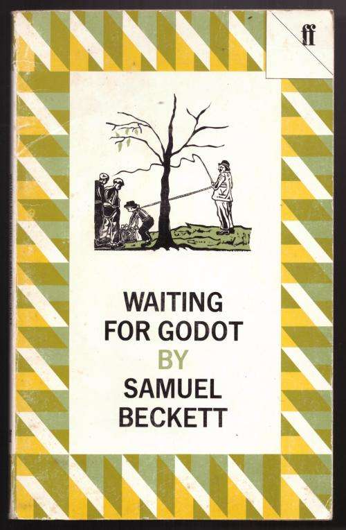 В ожидании годо. Waiting for Godot Samuel Beckett. Waiting for Godot book. Сэмюэль Беккет в ожидании Годо. В ожидании Годо книга.