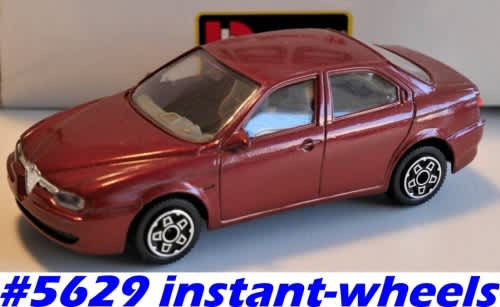 LOT 3 Diff Wheel Versions Alfa Romeo 156 1998 Burago 1/43 Diecast Mint Loose 
