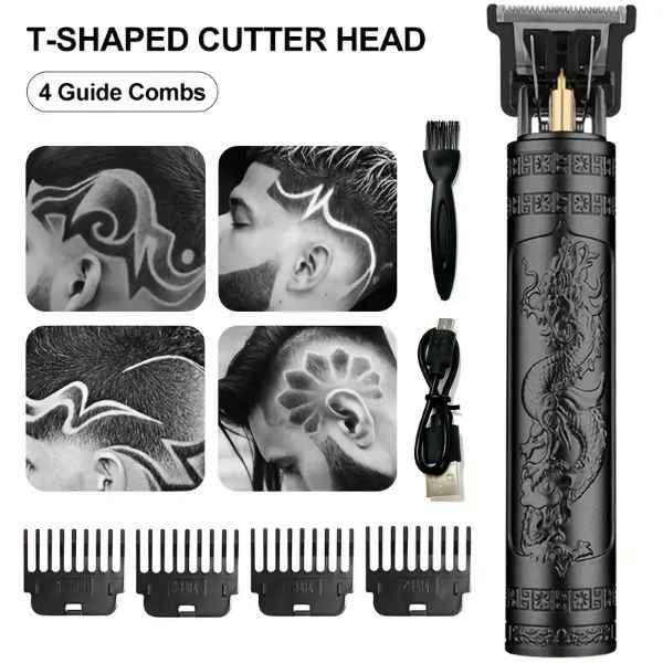 Electric Shavers - Vintage Old School Black Dragon Rechargable T9 Super ...