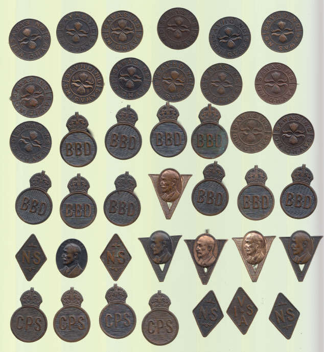 South African Army Collection of South African Second World War Lapel