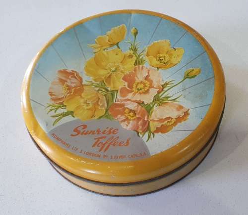 Tin - Humphries SUNRISE toffees tin as per photos for sale in ...