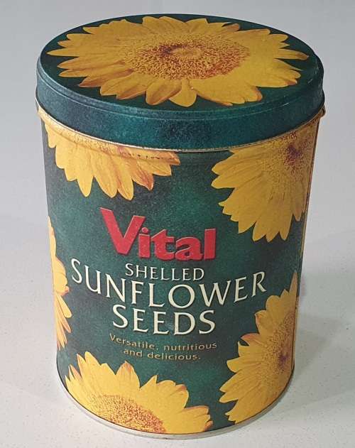 Tin VITAL SUNFLOWER SEEDS tin as per photos for sale in Bloemfontein