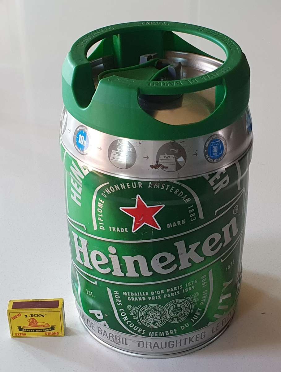 Tin - Large 5 liter HEINEKEN tin as per photos for sale in Bloemfontein ...