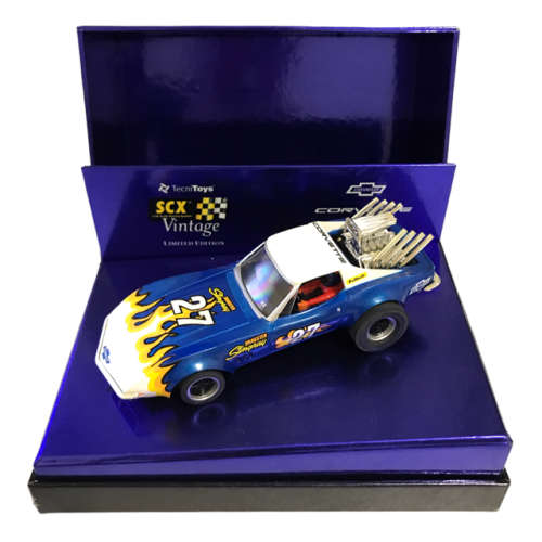Cars - Limited Edition scalextric Corvette Stingray Dragster, TecniToys ...