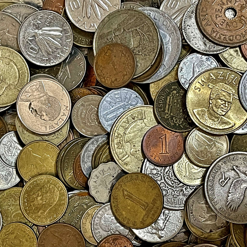 Collections & Lots - 1kg Foreign Coin Mix for sale in Cape Town (ID ...