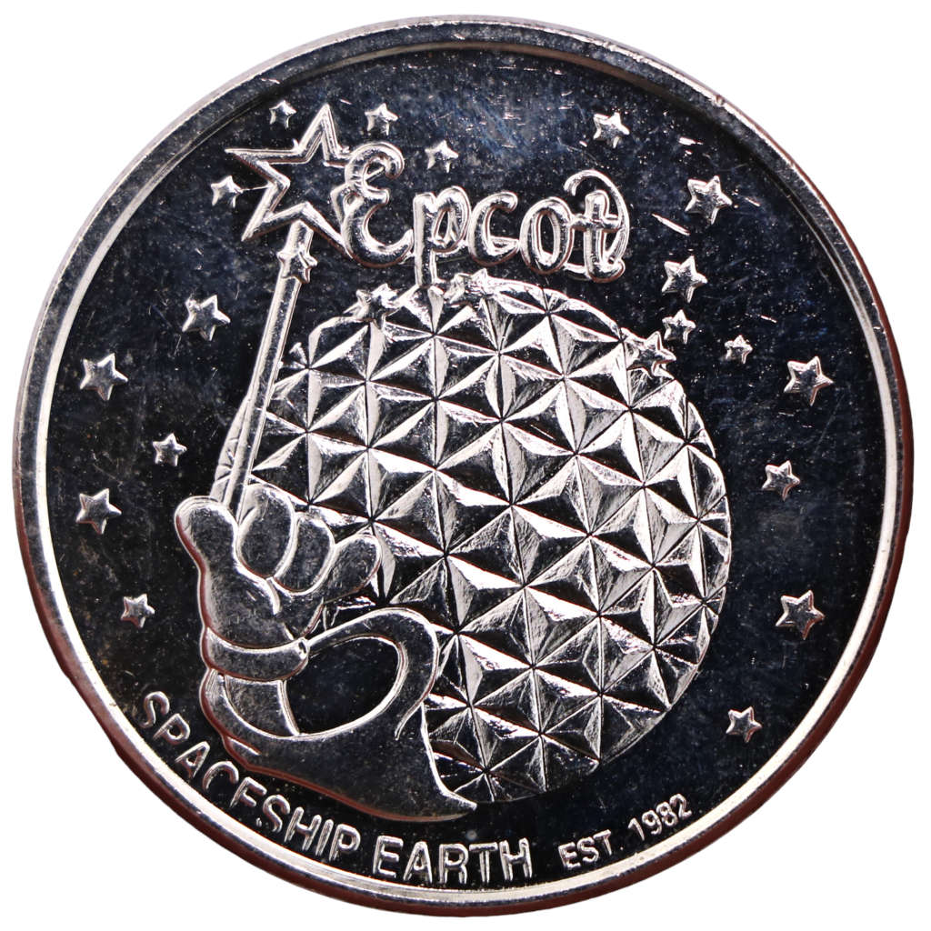 Tokens - 1982 Walt Disney World Theme Park Epcot, Spaceship Earth Token ...