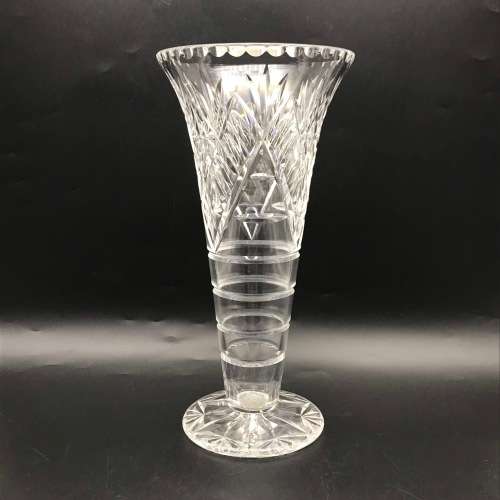 Vases Early Tall `b Corbett` CutCrystal Vase was listed for R695