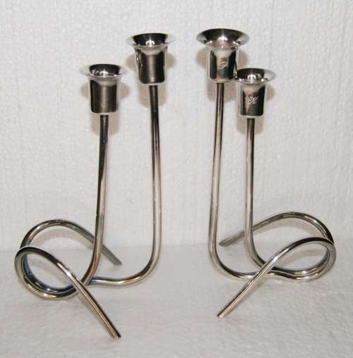 Candlesticks & Candle Snuffers Pair of EPNS Candle Holders CRAZY LOW R1 START was sold