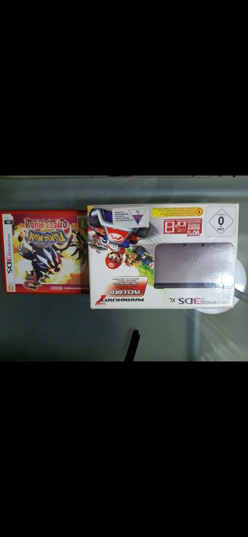 Nintendo Nintendo 3ds Xl + Pokemon omega ruby and Pokemon Y was sold